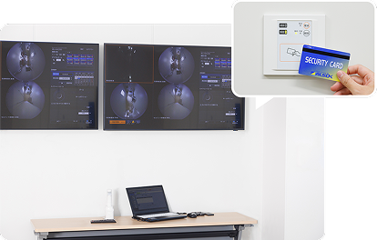 セキュリティ体制が整った施設のイメージ写真